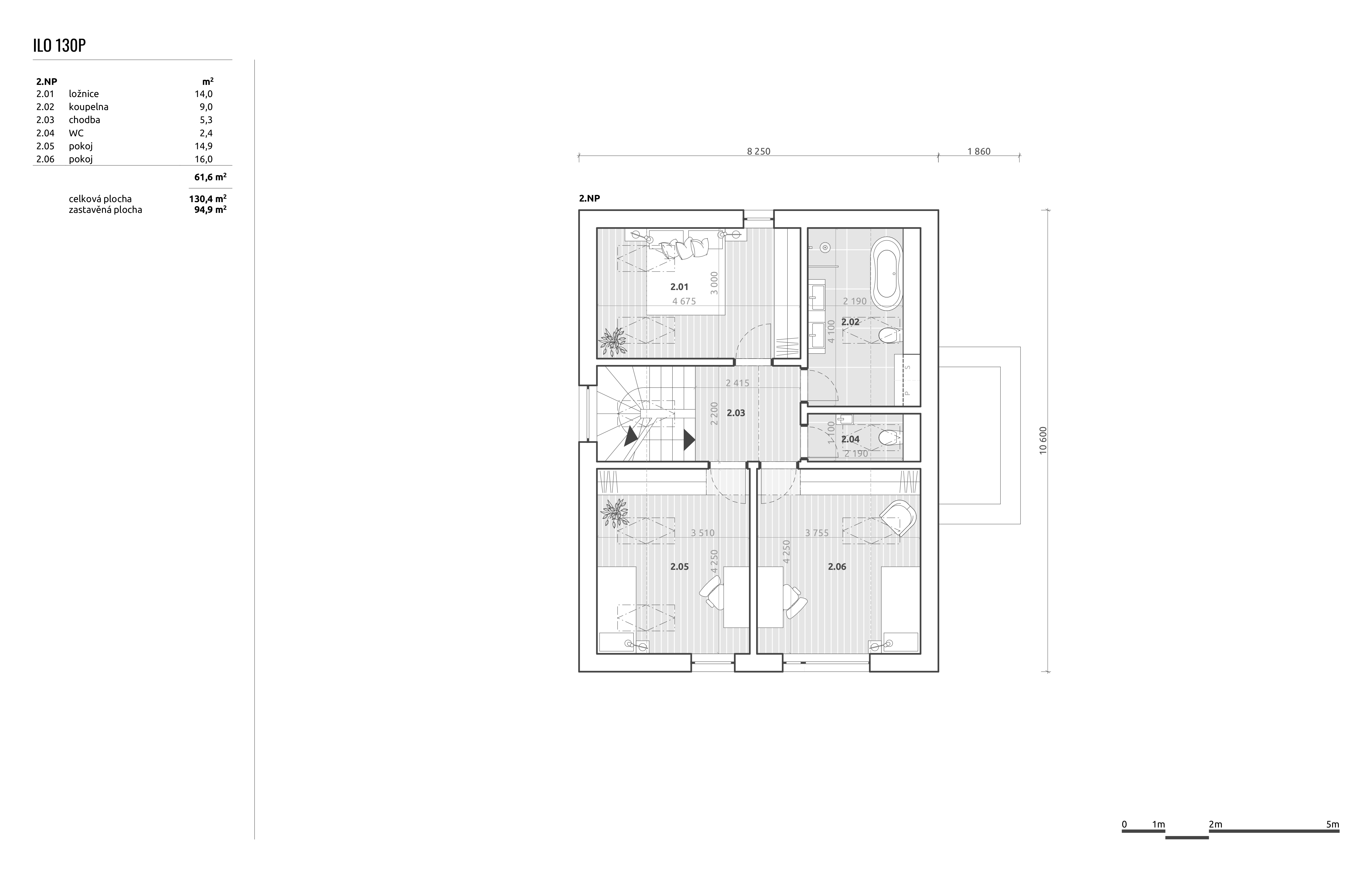 Dřevostavba ILO 130P