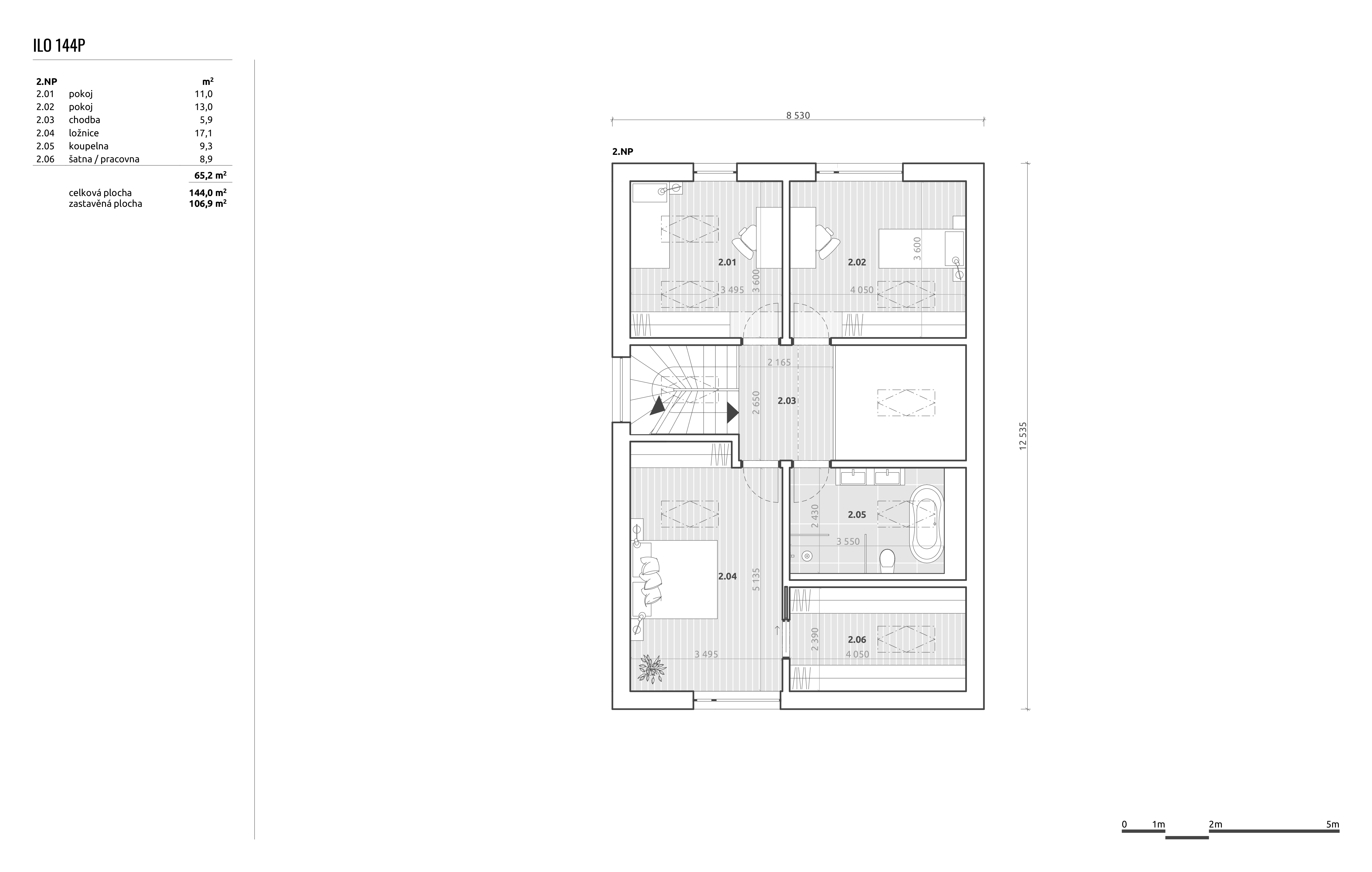 Dřevostavba ILO 144P