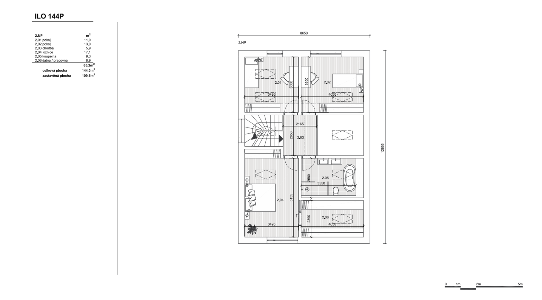 Zděný dům ILO 144P