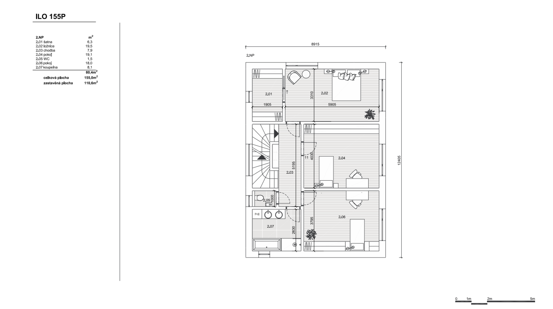 Zděný dům ILO 155P