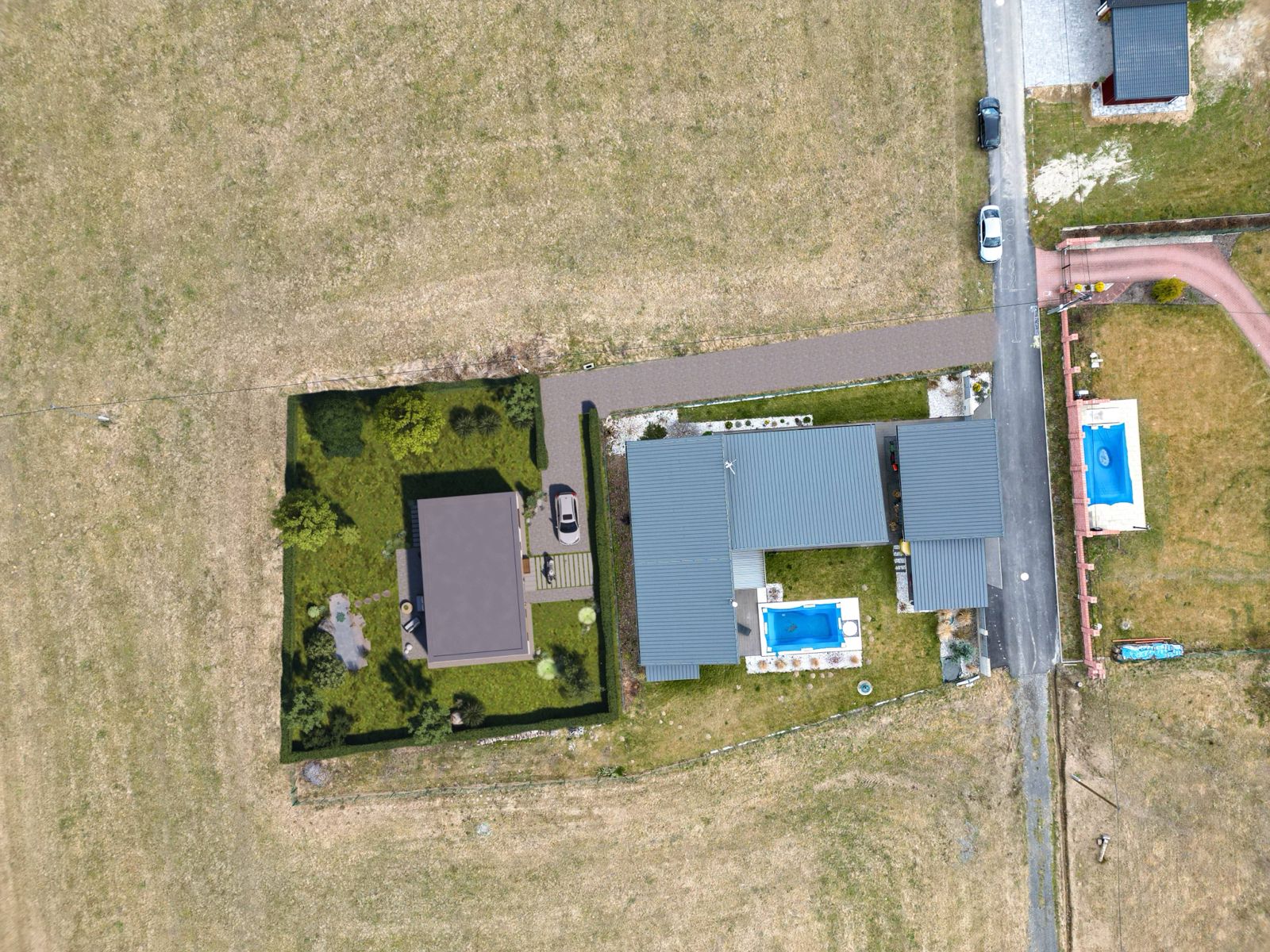 Dům z dronu 