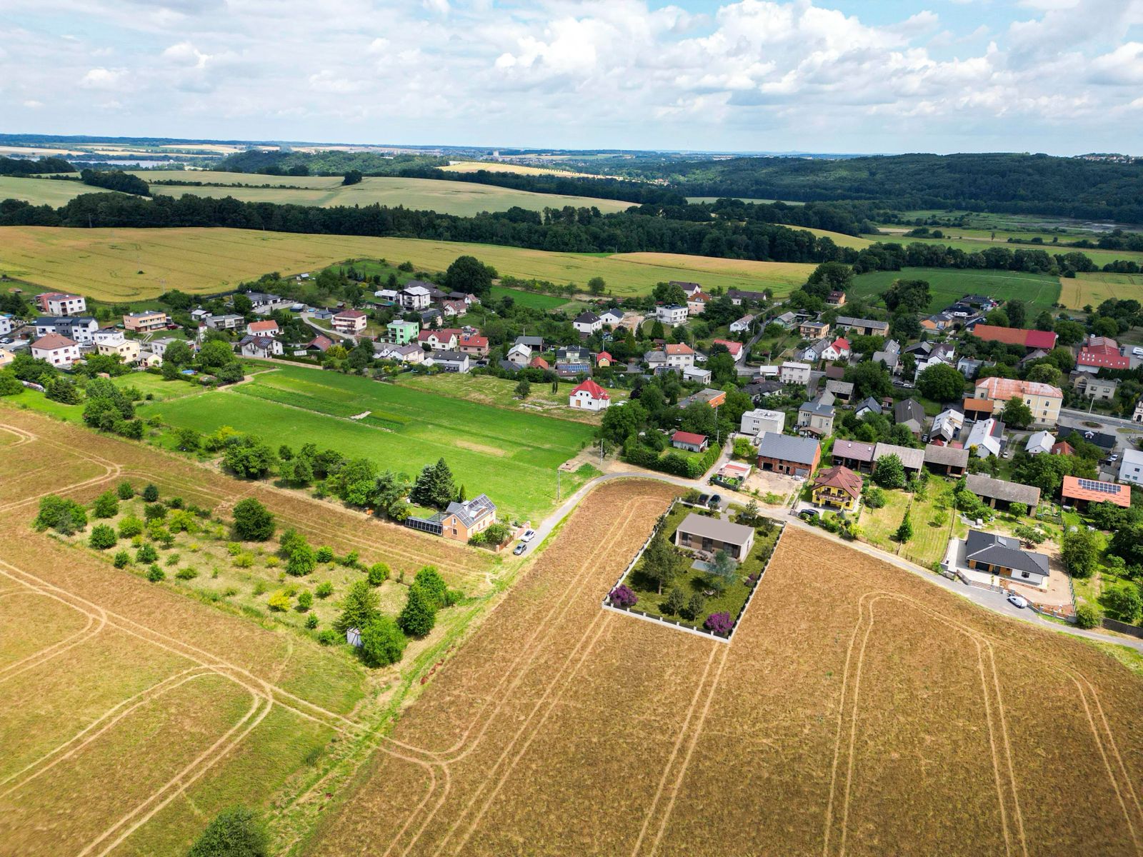 Dům z dronu 